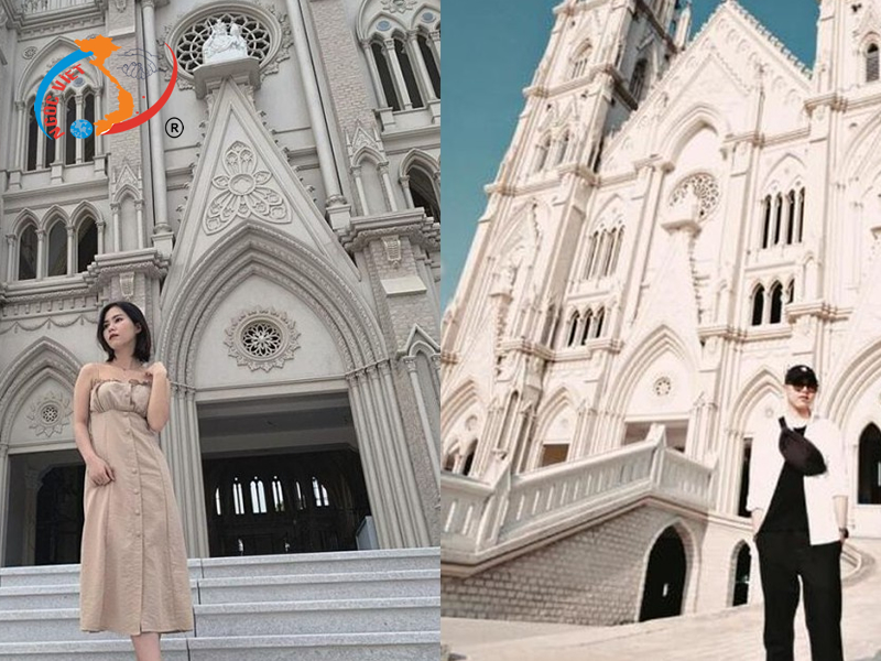 Nhà thờ Song Vĩnh gây ấn tượng với kiến trúc châu Âu độc đáo Nhà thờ Song Vĩnh gây ấn tượng với kiến trúc châu Âu độc đáo