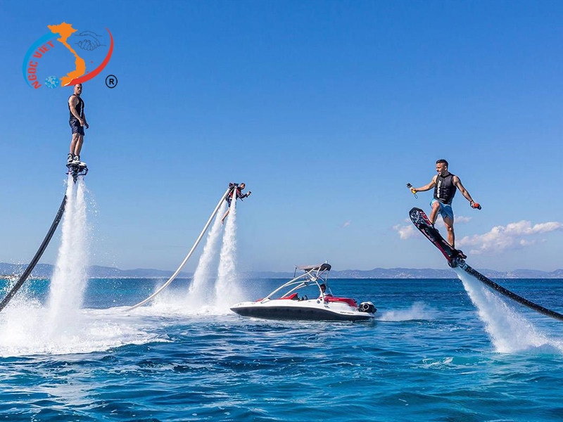 Trải nghiệm Flyboard ở Khu du lịch Hồ Tiên Trải nghiệm Flyboard ở Khu du lịch Hồ Tiên
